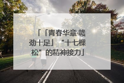 「青春华章·赣劲十足」“十七棵松”的精神接力