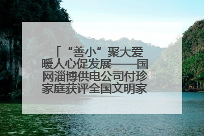“善小”聚大爱 暖人心促发展——国网淄博供电公司付珍家庭获评全国文明家庭背后的文明密码