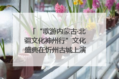 “歌游内蒙古·北疆文化神州行”文化盛典在忻州古城上演——蒙晋文化交融共谱文旅融合新篇