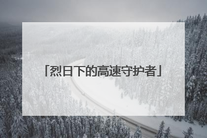 烈日下的高速守护者