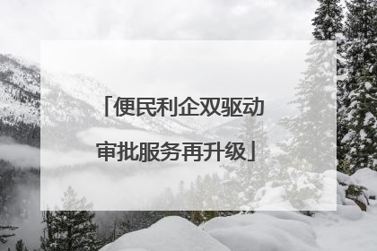 便民利企双驱动 审批服务再升级