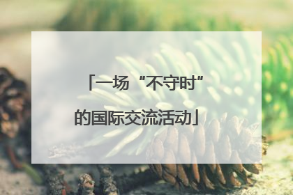 一场“不守时”的国际交流活动