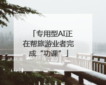 专用型AI正在帮旅游业者完成“功课”