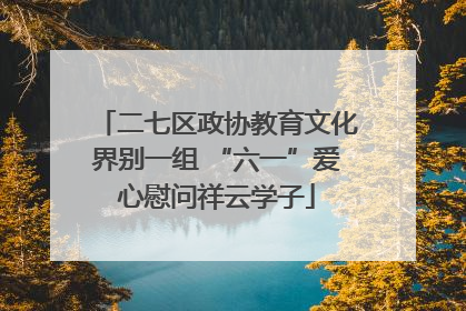 二七区政协教育文化界别一组 “六一”爱心慰问祥云学子