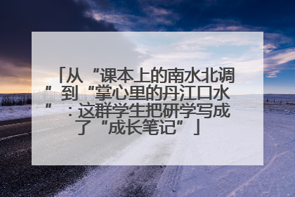 从“课本上的南水北调”到“掌心里的丹江口水”：这群学生把研学写成了“成长笔记”