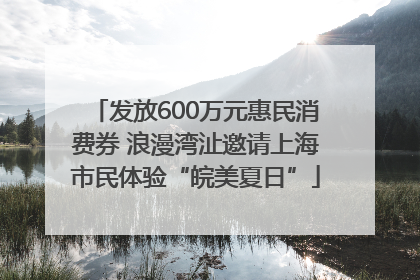 发放600万元惠民消费券 浪漫湾沚邀请上海市民体验“皖美夏日”