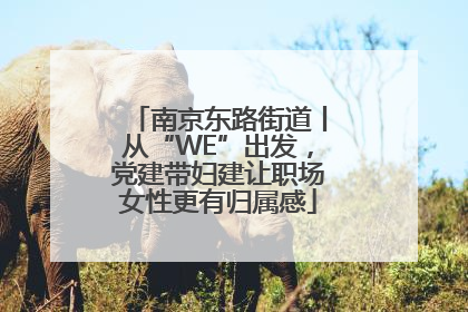 南京东路街道丨从“WE”出发，党建带妇建让职场女性更有归属感