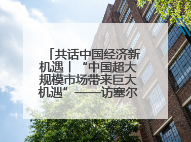 共话中国经济新机遇丨“中国超大规模市场带来巨大机遇”——访塞尔维亚经济部国务秘书尼科利奇