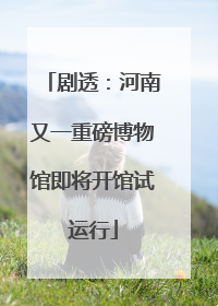剧透：河南又一重磅博物馆即将开馆试运行
