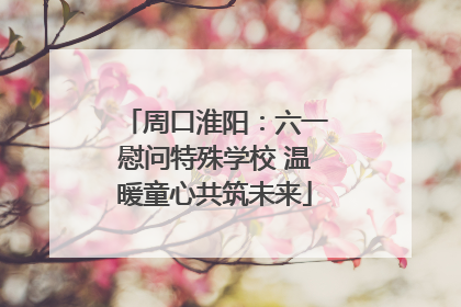 周口淮阳：六一慰问特殊学校 温暖童心共筑未来