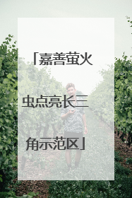 嘉善萤火虫点亮长三角示范区