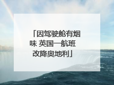 因驾驶舱有烟味 英国一航班改降奥地利