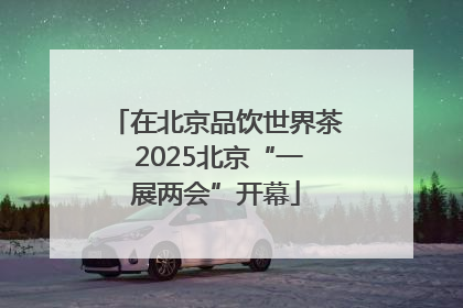 在北京品饮世界茶 2025北京“一展两会”开幕