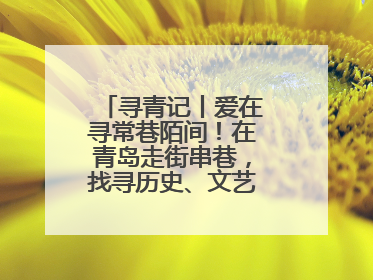 寻青记丨爱在寻常巷陌间！在青岛走街串巷，找寻历史、文艺、爱情……