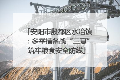 安阳市殷都区水冶镇：多举措备战“三夏” 筑牢粮食安全防线