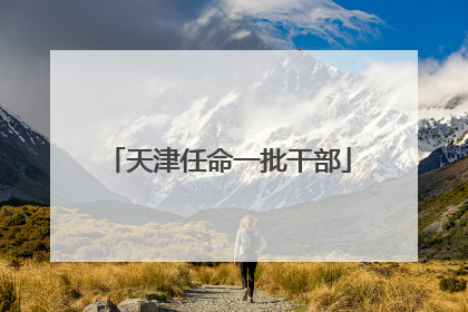 天津任命一批干部