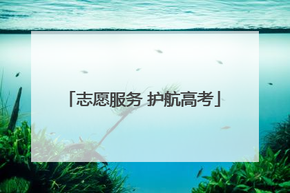 志愿服务 护航高考
