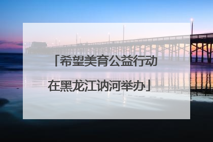 希望美育公益行动在黑龙江讷河举办