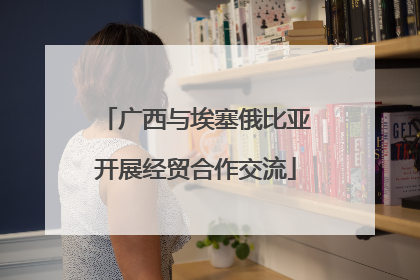广西与埃塞俄比亚开展经贸合作交流