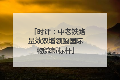 时评：中老铁路量效双增领跑国际物流新标杆