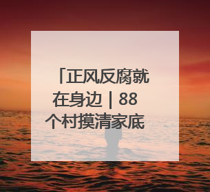 正风反腐就在身边｜88个村摸清家底变“闲”为“宝”