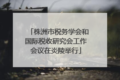株洲市税务学会和国际税收研究会工作会议在炎陵举行