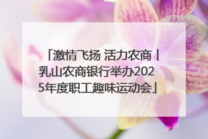 激情飞扬 活力农商丨乳山农商银行举办2025年度职工趣味运动会