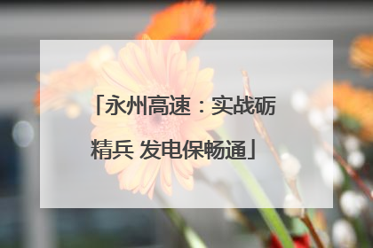 永州高速：实战砺精兵 发电保畅通
