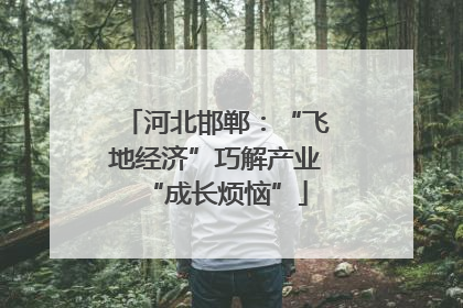 河北邯郸：“飞地经济”巧解产业“成长烦恼”
