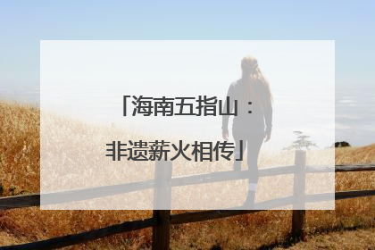 海南五指山：非遗薪火相传
