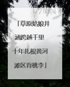 草原姑娘井涵跨越千里 十年扎根黄河滩区育桃李