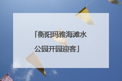衡阳玛雅海滩水公园开园迎客