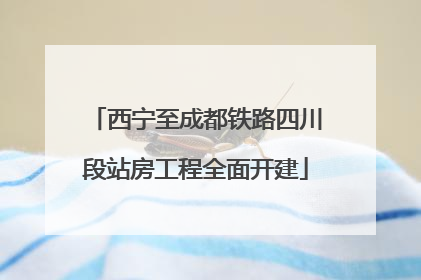 西宁至成都铁路四川段站房工程全面开建