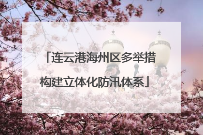 连云港海州区多举措构建立体化防汛体系