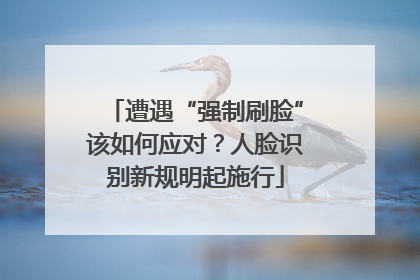 遭遇“强制刷脸”该如何应对？人脸识别新规明起施行