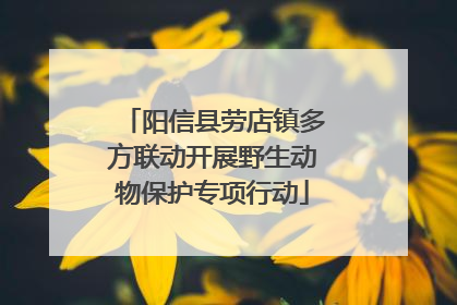 阳信县劳店镇多方联动开展野生动物保护专项行动