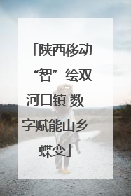陕西移动“智”绘双河口镇 数字赋能山乡蝶变