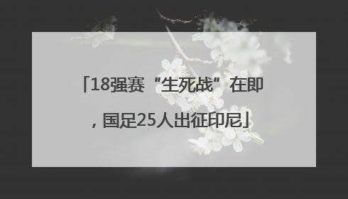 18强赛“生死战”在即，国足25人出征印尼