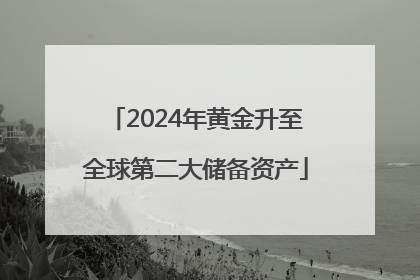2024年黄金升至全球第二大储备资产