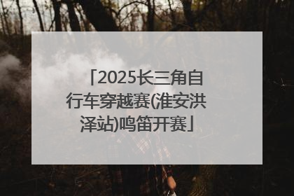2025长三角自行车穿越赛(淮安洪泽站)鸣笛开赛